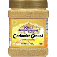 Rani Coriander Ground Powder (Indian Dhania) Spice 14Oz (400G) Pet Jar ~ All Natural | Salt-Free | Vegan | No Colors | Gluten Friendly | Non-Gmo | Kosher | Indian Origin