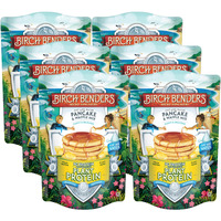 Birch Benders Plant Protein Pancake & Waffle Mix, Vegan, 9G Plant-Based Protein, Just Add Water, 14 Oz (Pack Of 6)