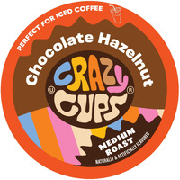 Crazy Cups Flavored Hot Or Iced Coffee For Keurig K-Cup Machines, Better Than Hazelnut, Recyclable Pods, 22 Count