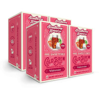 Southern Breeze Cold Brew Sweet Tea Watermelon Iced Tea With Black Tea And Zero Carbs Zero Sugar, 20 Individually Wrapped Tea Bags, Pack Of 4