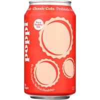 Poppi Prebiotic Soda, Classic Cola, For A Healthy Gut, 12 Oz (Pack Of 12)