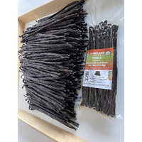 4Oz Madagascar Organic Vanilla Beans B Grade. Certified Usda Organic. 6""-8"" By Fitnclean Vanilla For Extract, Cooking And Baking| 1/4Lb Whole Non-Gmo Pods