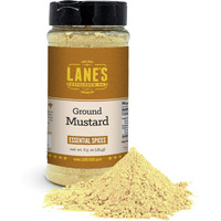Lane's Ground Mustard Powder, All-Natural Ground Dry Mustard Powder, Perfect For Meats, Fish & Sauces Ground Mustard Seed Powder, Made In Usa, 6.5 Oz