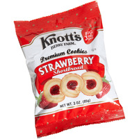 Knott's Berry Farm Strawberry Shortbread, 3-Ounce Packages (Pack Of 48)