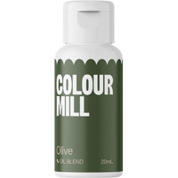 Colour Mill Oil-Based Food Coloring, 20 Milliliters Olive