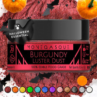 Mon  Gasque Burgundy Luster Dust Edible Glitter For Cocktails 7G - Premium Cocktail Glitter For Drinks - Halloween Food Cake Glitter - Edible Glitter For Drinks & Cakes - Drink Glitter Edible Dust