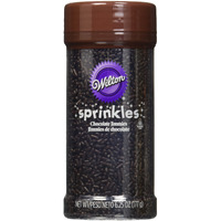 Wilton 710-168 Chocolate Jimmies Food Decorative, 6.25-Ounce