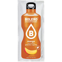 Bolero - Mango Flavored, Sugar Free And Low Calorie Powdered Drink Mix, Makes 1/2 Gallon For Strong Flavor Or 1 Gallon For Mild Flavor, 12 Large Sachets - Europe's Favorite Drink Mix