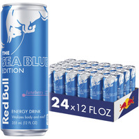 Red Bull Sea Blue Edition Juneberry 12 Fl. Oz. Can (Pack Of 24)