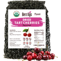Berrilys Organic Dried Cherries | Unsweetened, Naturally Sweet, Perfect For Baking, Snacking, And Salads, High In Antioxidants, No Added Sugar, No Oil, Gluten-Free, Non-Gmo, And Vegan | 5 Lb