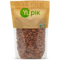 Yupik Organic Raw European Almonds, 2.2 Lb, Non-Gmo, Vegan, Gluten-Free, Good Source Of Protein, Fiber, Iron & Calcium, Low In Carb, Pack Of 1
