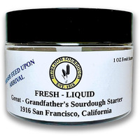 100+ Yr Old San Francisco Sourdough Starter | Passed Down From My Great Grandfather Who Was A Baker At Fishermans Wharf | Easy To Follow Instructions | Includes Detailed Instructions And Recipe |