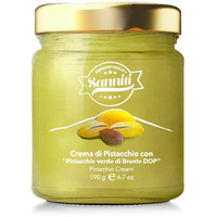 Sanniti Marullo Sicilian Pistachio Spread Crema Di Pistacchio Verde Di Bronte Dop, 6.7 Oz