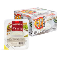 Iris Instant White Sushi Rice (10 Pack), Premium Japanese Short Grain Sticky Rice, Microwave For 80 Seconds (1.2 Minutes), Gluten Free Vegan, Grown Polished And Packed In Japan