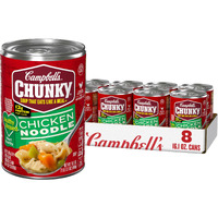 Campbells Chunky Soup, Healthy Request Chicken Noodle Soup, 16.1 Oz Can (Case Of 8)