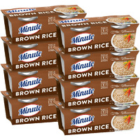 Minute Rts Brown Rice, 2-4.4 Ounce Cups (Pack Of 8)
