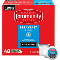 Community Coffee Breakfast Blend Medium Roast Single-Serve Keurig K-Cup Pods 48 Count (Pack Of 1)
