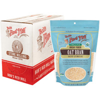 Bob's Red Mill Organic High Fiber Oat Bran Hot Cereal, 18-Ounce (Pack Of 4)