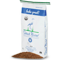 Great River Organic Milling, Whole Grain, Hard Red Spring Wheat, Organic, 25-Pounds (Pack Of 1)