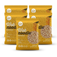 Boiling Point Wok Noodle Package, Healthy Asian Ramen, No Preservatives, Non-Fried Instant Noodles, Stir Fry, Set Includes Original Bp Wok Noodles, 2.1 Oz.(Pack Of 5)