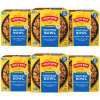 Tasty Bite Mediterranean Protein Bowl, 8.8 Ounce, Pack Of 6, Ready To Eat, Microwaveable, Vegan, 14 Grams Plant Protein