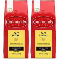 Community Coffee Caf   Special Blend 64 Ounce, Medium Dark Roast Ground Coffee, 32 Ounce (Pack Of 2)