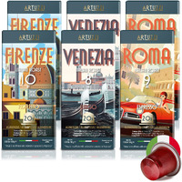 Artuzzi 120Ct Compatible Nespresso Coffee Pods For Nespresso Original Machines | Espresso Ristretto Lungo Coffee Capsules | Espresso Variety Pack I Aluminum & Recyclable