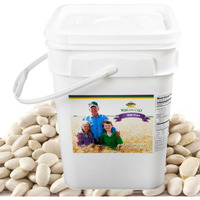 Wheatland White Beans  Premium Packaging  Mylar, Oxygen Absorber & Bucket Provide 25 Year Shelf Life  Lab-Tested Iso 17025 Verified Chemical-Free  Never Irradiated, No Desiccants And Non Gmo  High Trust Seller  Emergency Food Storage  40 Year Legacy Of Prepping