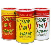 Walker & Sons Slap Ya Mama Cajun Seasoning Bundle - 3 Items (Original, Hot And White Pepper Blend) By Slap Ya Mama