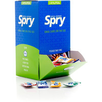 Spry Fresh Natural Xylitol Chewing Gum Dental Defense System Aspartame-Free Sugar Free Gum 400 Pieces (2 Pieces/Pack)