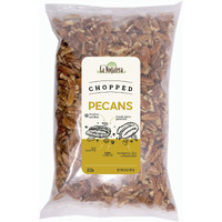 La Nogalera - 2 Lbs Chopped Shelled Pecans. Raw Pecan Nuts That Compare To Organic, No Shell, Non-Gmo, No Preservatives, Unpasteurized, Kosher And Halal Certified And Ketogenic Friendly