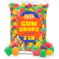 Gum Drops Old-Fashioned Fruit Jelly Candy, 2 Pound Bag