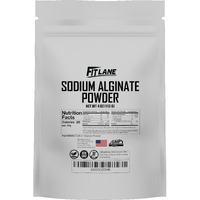 Sodium Alginate Powder 4 Oz, Pure Food Grade Bulk Powder For Thickening, Premium Molecular Gastronomy Ingredient - Non-Gmo And Vegan - By Fit Lane Nutrition