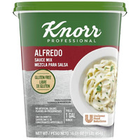 Knorr Professional Alfredo Sauce Mix Made With Real Parmesan Cheese, Gluten Free, No Artificial Colors, Flavors, Or Preservatives, 1 Lb, Pack Of 4