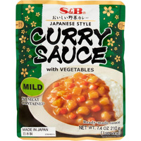 S&B Curry Sauce With Vegetables Mild, 7.4-Ounce (Pack Of 10)