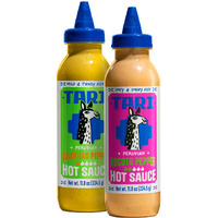 Tari Peruvian Hot Sauces, Two-Pack, Aji Amarillo Pepper Sauce & Aji Rocoto Pepper Sauce Flavors, Perfect For Burgers, Tacos, Eggs & More, 11.8 Fl. Oz. Each