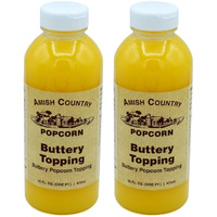 Amish Country Popcorn | Buttery Popcorn Topping - 2-16 Oz Bottles | Old Fashioned, Non-Gmo And Gluten Free (2-16 Oz Bottles)