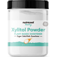 Nutricost Pure Xylitol Granulated Powder 2.5 Pounds - Granulated Crystals