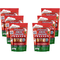 Animal Crackers, 8 Ounce Resealable Bag (Case Of 6) Chocolate