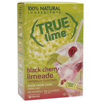 True Lime Drink Mix, Packets, Black Cherry Limeade 10 Ea