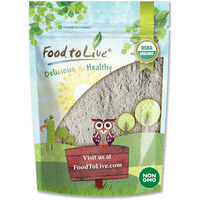 Food To Live Organic Dark Rye Flour, 1 Pound - Whole Grain, Non-Gmo, Stone Ground, Kosher, Raw, Vegan, Bulk, Great For Baking Bread, Product Of The Usa