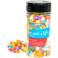 Bakerpan Spring Sprinkles For Cake Decorating - Flower Sprinkles Edible 4 Ounces - Edible Confetti Sprinkles For Cupcakes, Ice Cream, Cookies, Cakes (Made In Usa)