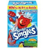 Kool-Aid Tropical Punch Drink Mix Singles, 12Ct(Pack Of 2)