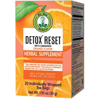 Dr. Tea Detox Reset Tea With Cinnamon - Orange Flavor - 20 Tea Bags