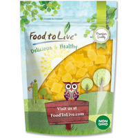 Food To Live Dried Diced Pineapple, 1 Pound Raw, Vegan, Sweetened, Unsulfured, Bulk, Great For Culinary Use And Baking