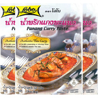Lobo Panang Curry Paste - No Msg, No Preservatives, No Artificial Colors (Pack Of 3)