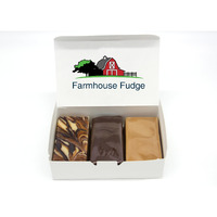 Farmhouse Fudge - Build Your Own 3 Piece Fudge Box Sampler - Fresh Fudge Made With Butter And Cream, No Marshmallows! Over 50 Flavors - Perfect Treat For Everyone! (24 Ounce)
