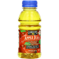 Langers 100% Juice, Apple, 10 Ounce (Pack Of 12)