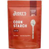 Judees Corn Starch 2.5 Lb - 100% Non-Gmo And Just One Ingredient - Gluten-Free And Nut-Free - Great Thickener For Sauces, Soups, And Gravies - Lighten Gluten Free Cake Or Bread Texture