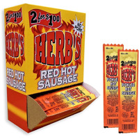 Herb's Red Hot Sausage 50Ct 2 For $1